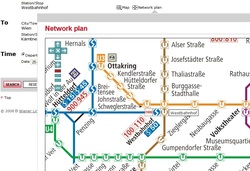 остановки транспорта в Вене